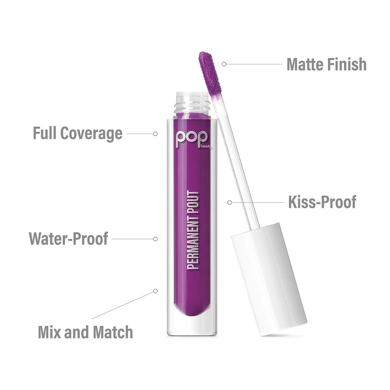 POP Beauty PERMANENT POUT | OMG VIOLET - Long Lasting