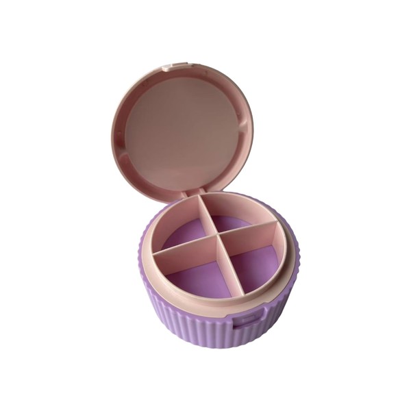 Pill Box, Pill Storage with Foldable Water Cup, DailyMedicine Dispenser