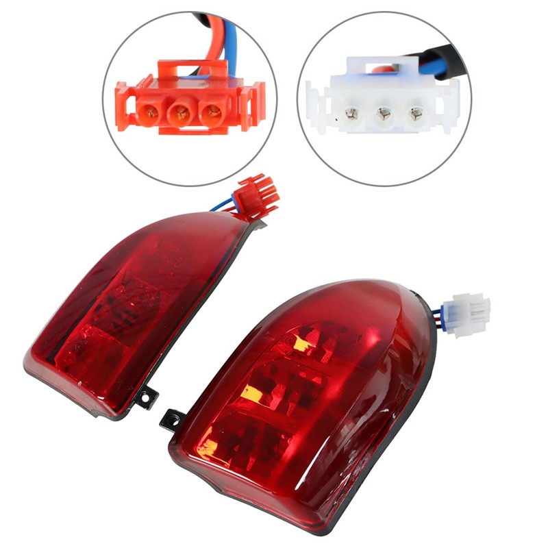 12V 3 Wires Golf Cart Taillight 102528901 102529001 Replacement for