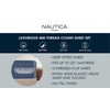 Nautica - Queen Sheets, Cotton Sateen Bedding, 400 Thread Count,
