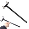 JINJUMEI T-Taped Bow Square Ruler, Bow String Nocking Points Pliers