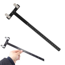 JINJUMEI T-Taped Bow Square Ruler, Bow String Nocking Points Pliers Strings Knock Set T-Shape Bow Square Tuning Accessories for Compound and Recurve Bows Recurve Bow T Ruler