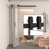 DonYoung 52" Bifold Barn Door Hardware Kit for 2 Doors,