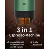 Portable Electric Espresso Machine, Car Coffee Maker for Travel Camping,