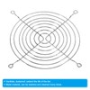 PATIKIL 140mm Fan Finger Grill, 8 Pack Metal Grill Protector