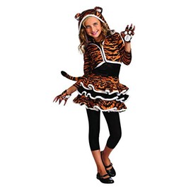 Drama Queens Tigress Hoodie Costume, Medium