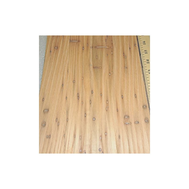 Chestnut Wormy Wood Veneer 8" x 11" with Paper Backer