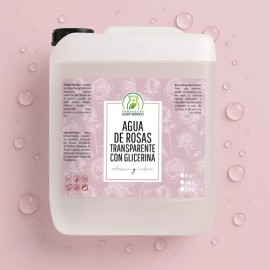 Agua De Rosas Con Glicerina Transparente 10 Litros