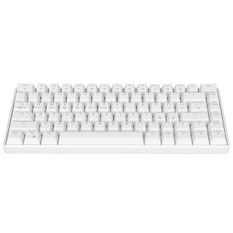Mechanical Keyboard 82 Keys RGB Wireless 2.4G BT3.0 Type C