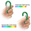 sprookber Aluminum Carabiner, Caribeener Clips, Spring Snap Hook for Keychain