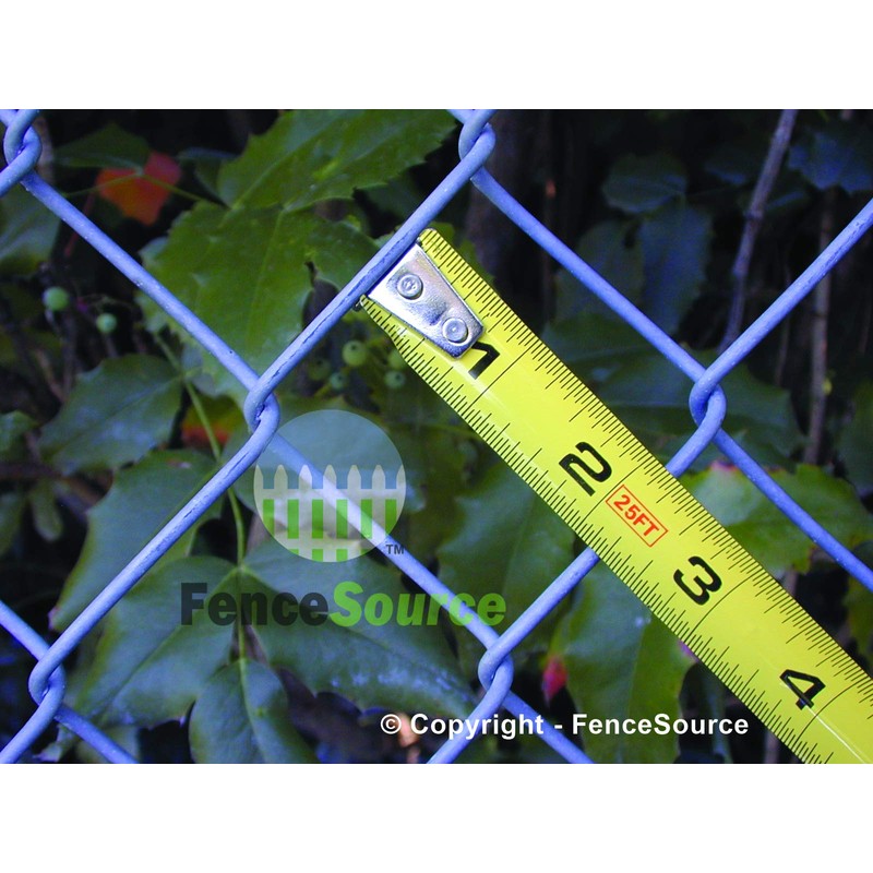 White Bottom Locking Device for Privacy Chain Link Fence Slats