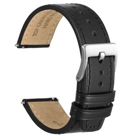WOCCI Elite Watch Strap, Top Grain Leather, Quick Release, Strap Width 18 mm, 20 mm, 22 mm, Leather