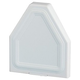 White Eurocell CRS-8201 Glazing Bar End Cap Conservatory Roof Spar Rafter End Trim