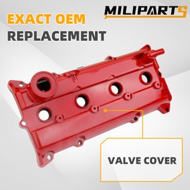 MILIPARTS Upgread Aluminimun Engine Valve Cover Compatible With Nissan Altima S SL Sentra SE-R SE-R Spec V 2.5L Gas 2002-2006