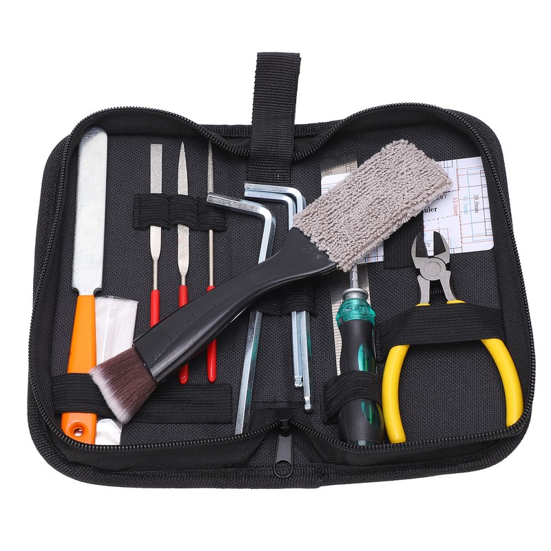 Guitar Repairing Tool Kit Maintenance Files with Carry Bag for