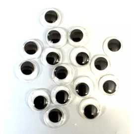 Unbranded Set of 16 Self-Adhesive 3/8" Diameter Eyes for Toys Dolls Googly [P1-EY4-SM]