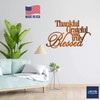 Riverside Designs Thankful, Grateful & Truly Blessed Metal Wall Decor
