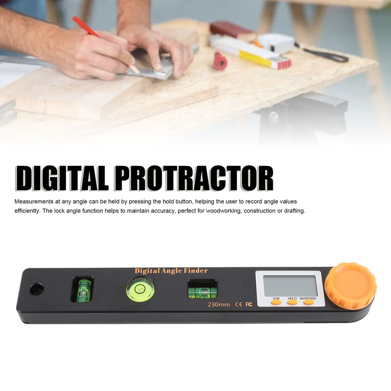 Digital Angle Finder Tool 4 in 1 Accurate LED Pocket