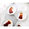 MISS TUTU 4pcs Ceramics Shiba Dog Relief Seasoning Dishes Sushi
