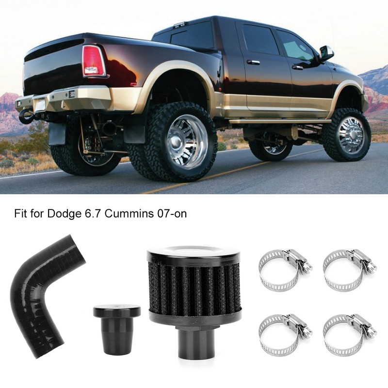 Crankcase Vent Reroute Ventilation Line Change Kit Fit for Dodge