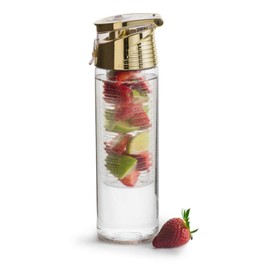 Sagaform Bottle with Fruitpiston Gold