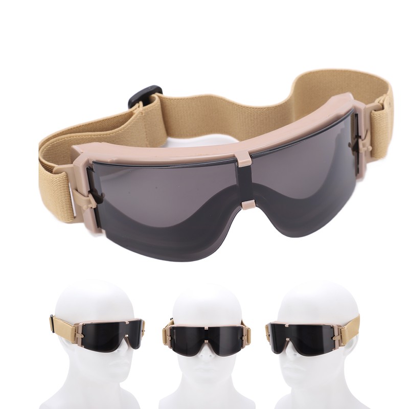 Military Goggles Impact Resistant and Breathable Outdoor Protective Glasses for