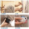 Hanging Vacuum Storage Bags, 6 Pack Hanging Storage Bags for