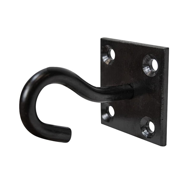 Faithfull FAICHBHOOK 8 mm Black Jappaned Steel Hook On Plate