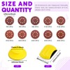 Swpeet 62Pcs 10 Sizes 5 Inch 8 Hole Sanding Discs