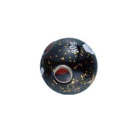 Gamakatsu Sakura Phantom Sea Bream Rubber Q2 Sinker, 3.5 oz (100 g), #20, Black/Gold Flake