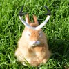 Basuo-9Q Realistic Jackalope Furry Wild Animal Replica Figurine Easter Bunny