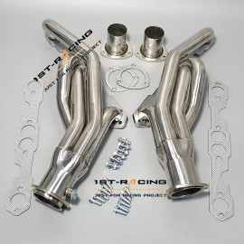 1st-racing Turbo Exhaust Headers for Chevy GMC TRUCK 1500 2500 3500 V8 5.0L 5.7L 1988-97