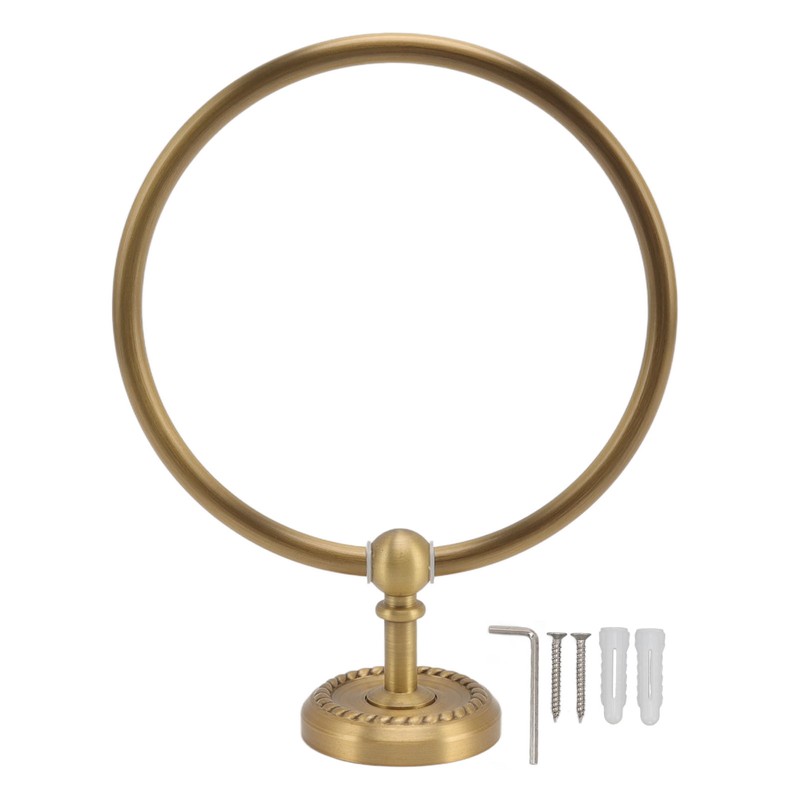 Towel Ring Antique Style Brass Stainless Steel High Hardness Durable