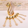 Swan Base Holder Innovative Gold Smoother Edges Coffee Dinnerware Set