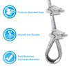 Aracombie 10 Pack 5/16 Inch M8 Stainless Steel Wire Rope