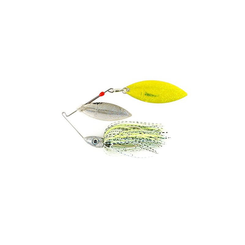 Nichols señuelos pulsador escama de Metal Doble Sauce spinnerbait, Bombshell