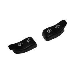 HDBUBALUS Motorcycle Turn Signal Switch Extensions Pair Black Fit for Harley 2016-2022 FLHT FLHX FLTRX and H-D FL Trikes (Except CVO)