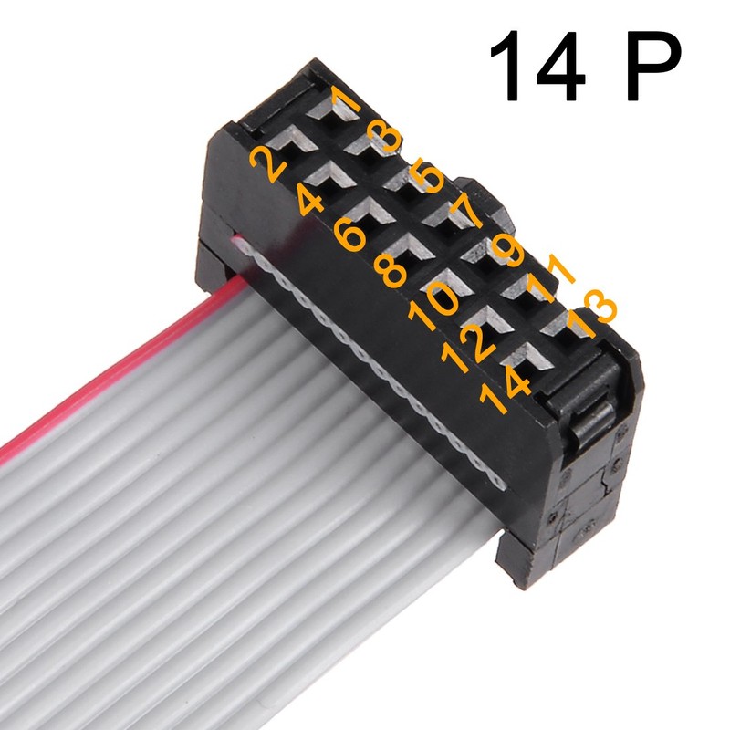 sourcing map Pack of 5 IDC 14 Pins Connectors Flat