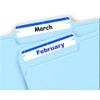 Avery File Folder Labels, 3-1/2" X 1/3", Blue Bar, Pack