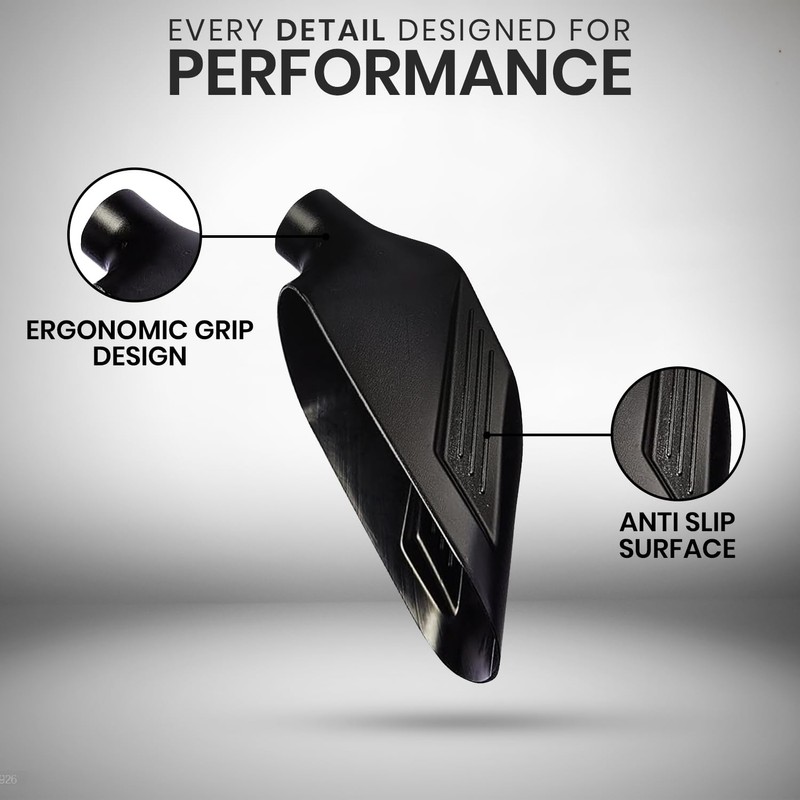 Rattleware Black Half Kilo Bean Scale Scoop - Durable Construction