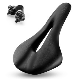 ROCKBROS Bike Seat Memory Foam Bike Saddle Comfortable Waterproof for City Mtb Racing Bikes