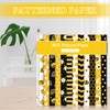 Whaline 12 Design Bee Pattern Paper Pack 24Pcs Yellow Black