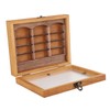 Miniature Wooden Bookshelf Anxiety Relief Multi Books Display Case Cabinet