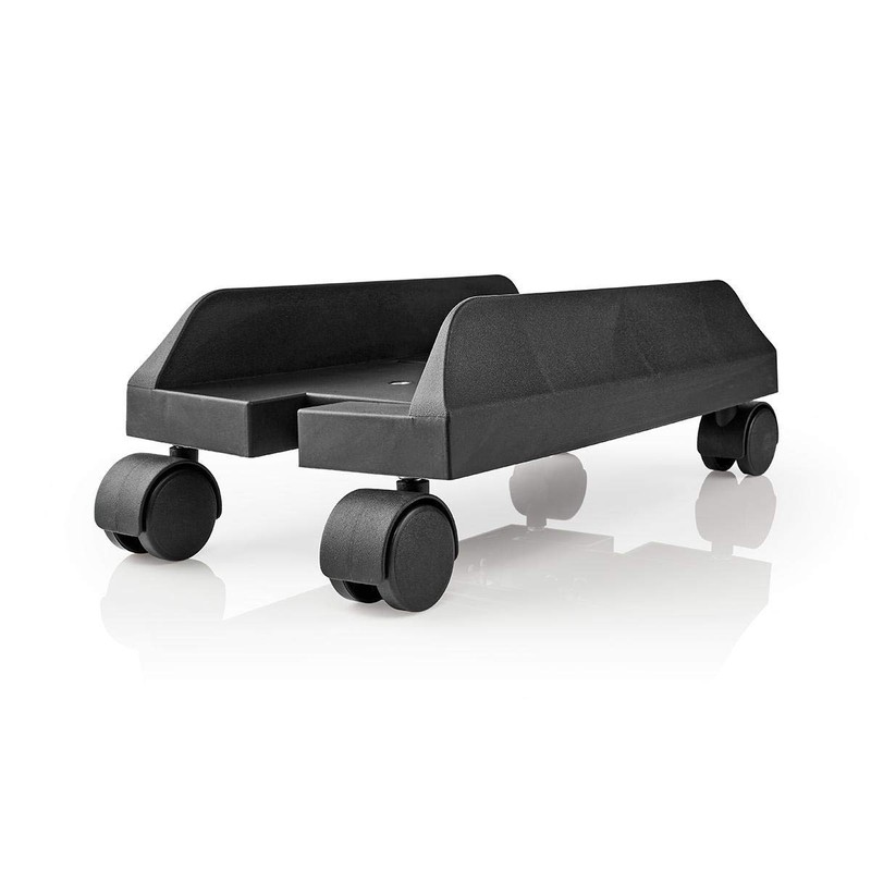 Carrello per computer NEDIS con larghezza regolabile su 4 ruote