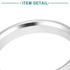 ACROPIX 66.6 to 60.1mm Hub Centric Rings Silver Tone -