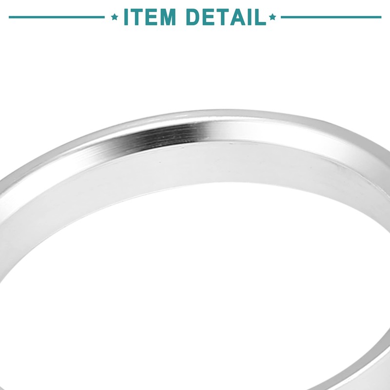 ACROPIX 66.6 to 60.1mm Hub Centric Rings Silver Tone -