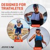 ZONE3 Women's Lava Long Distance Tri Top - Sleeveless (Black/White,