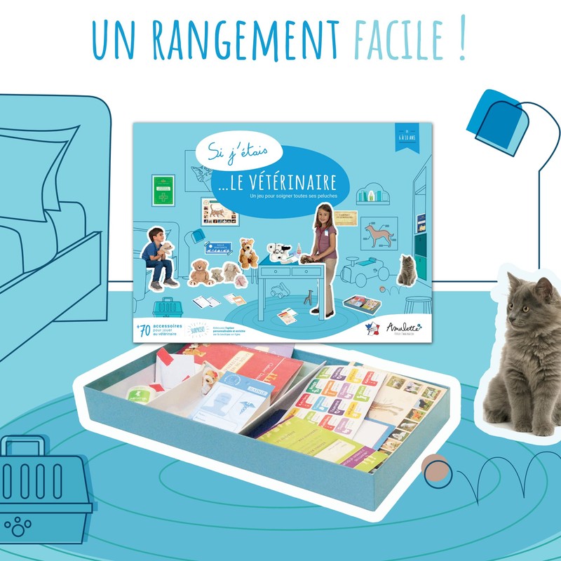 Amulette VETOP Veterinarian Like Game - Black