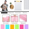 YAAVAAW 50pcs 20x35cm White Vinted Postage Bags Mailing for Clothes,