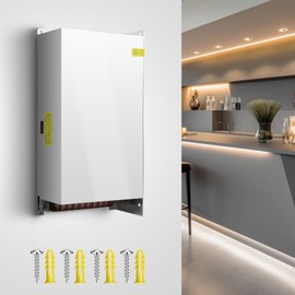 Switching Power Supply 12V 600W, BRIMETI LED Driver Transformer AC 120V to 12V DC 50A Low Voltage Converter Constant Voltage Adapter for Indoor LED Strip Light Cabinet Lights